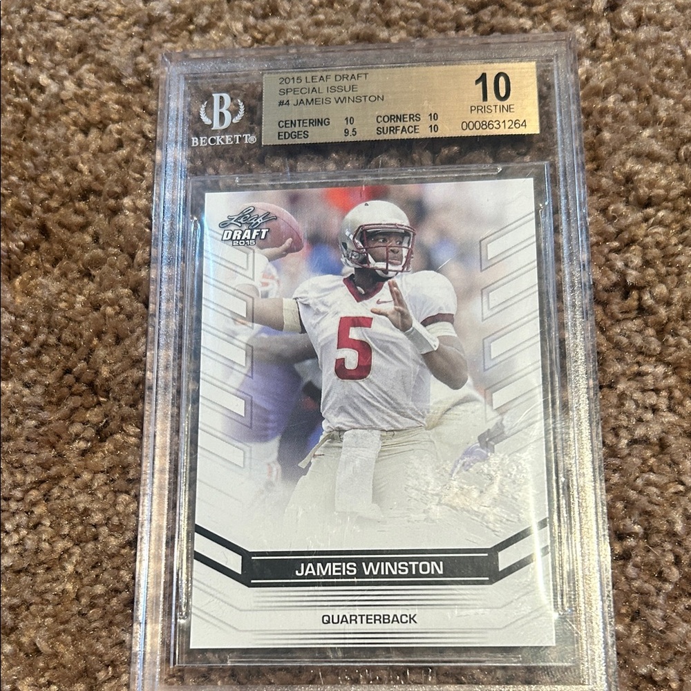Jameis Winston Leaf Draft Football Card